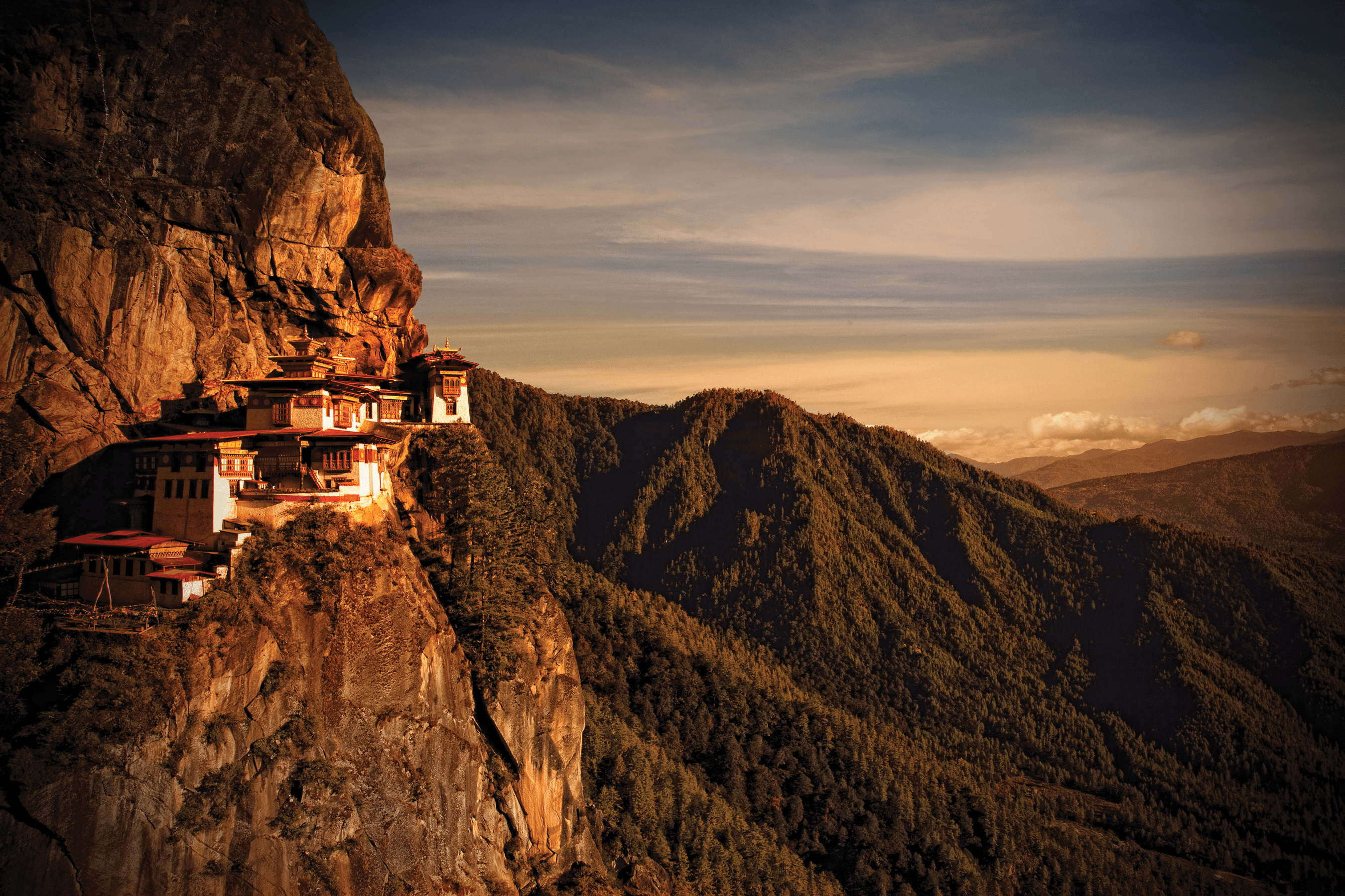 The Tiger's Nest (Paro Taktsang), Paro Valley, Bhutan. Fantastic