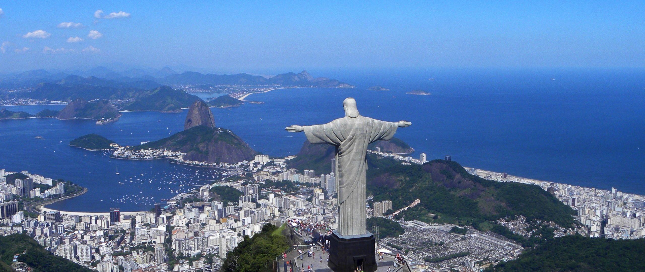 HD Background Rio De Janeiro Brazil Christ The Redeemer Top View