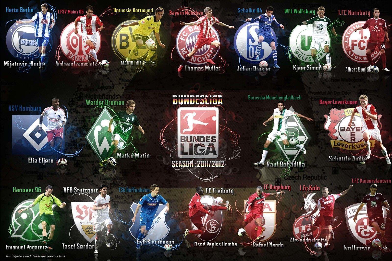 Download wallpaper football, League, Germany, logo free desktop