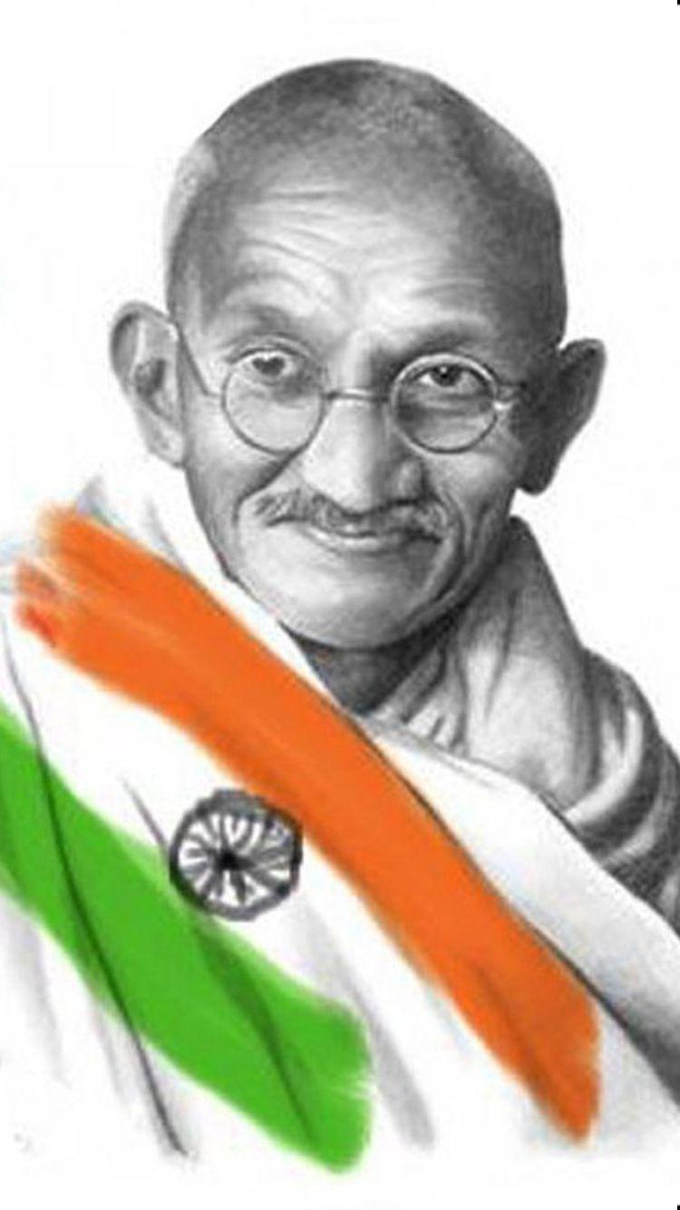 Mahatma Gandhi. Mobile Wallpaper. HD Phone Wallpaper