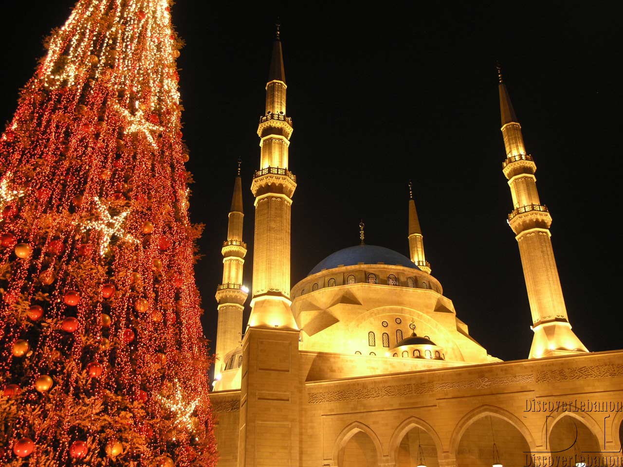Wallpaper, HD high resolution image of Lebanon Mosque Beirut