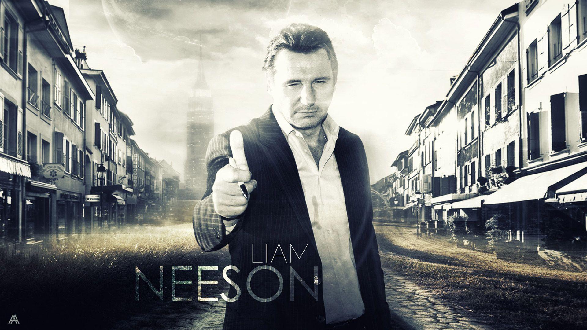 Liam Neeson Background 4K Download