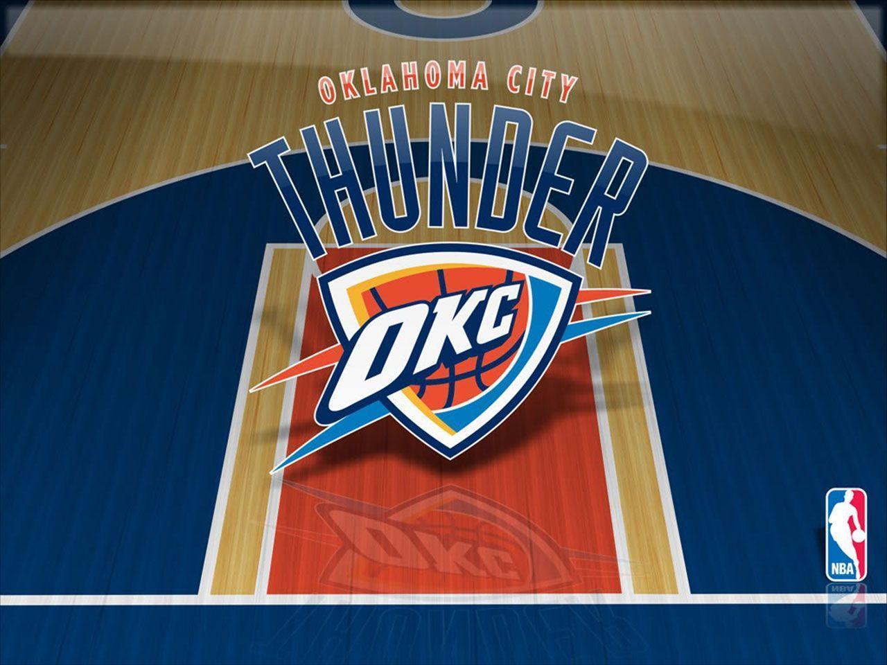 Oklahoma City Thunder Court Wallpaper. Basketball Wallpaper at