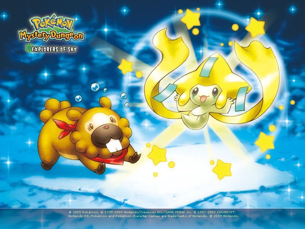 Cutest Pokemon image Bidoof and Jirachi HD wallpaper and background