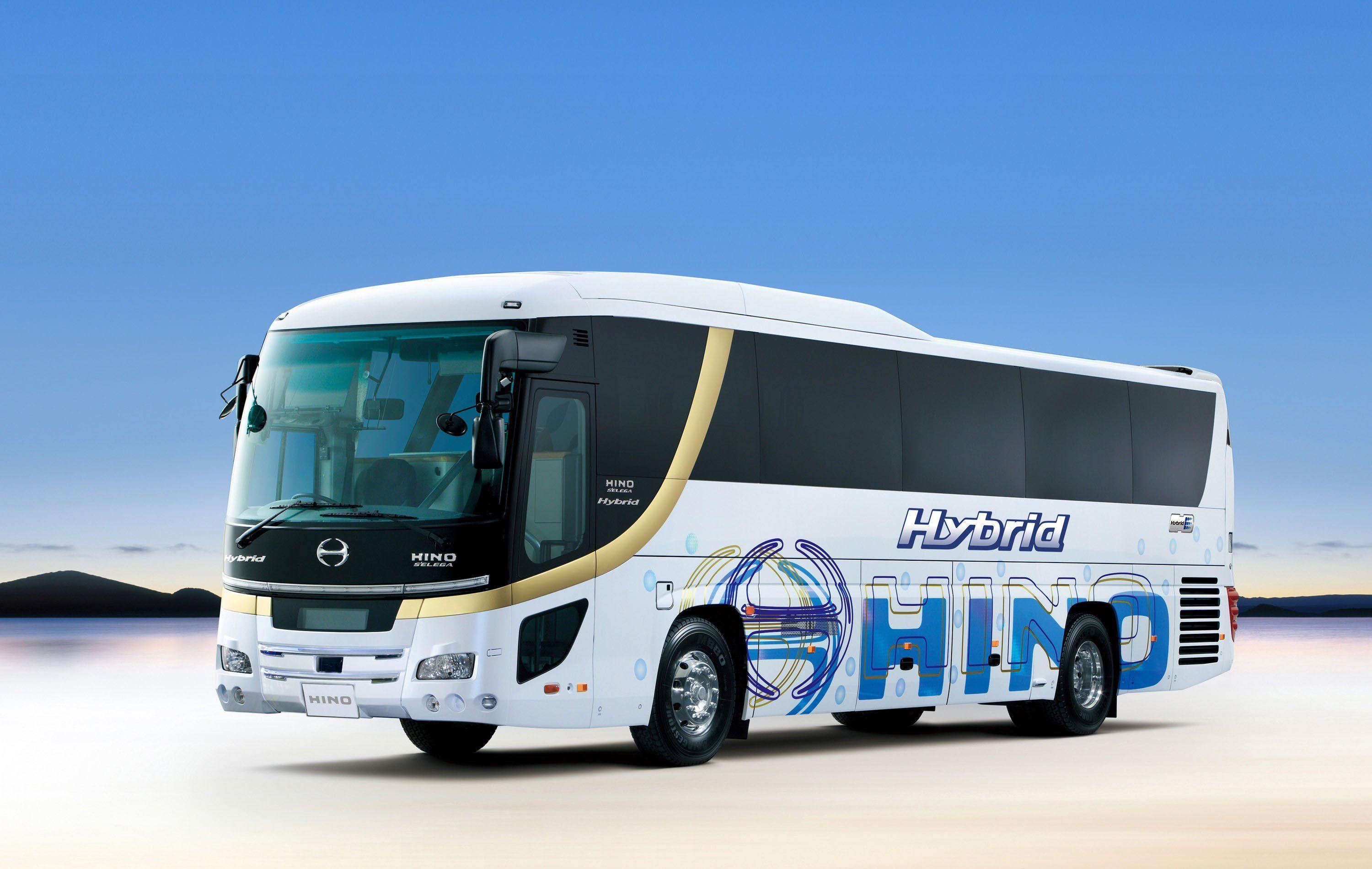 Hino Selega Hybrid bus transport wallpaperx1900