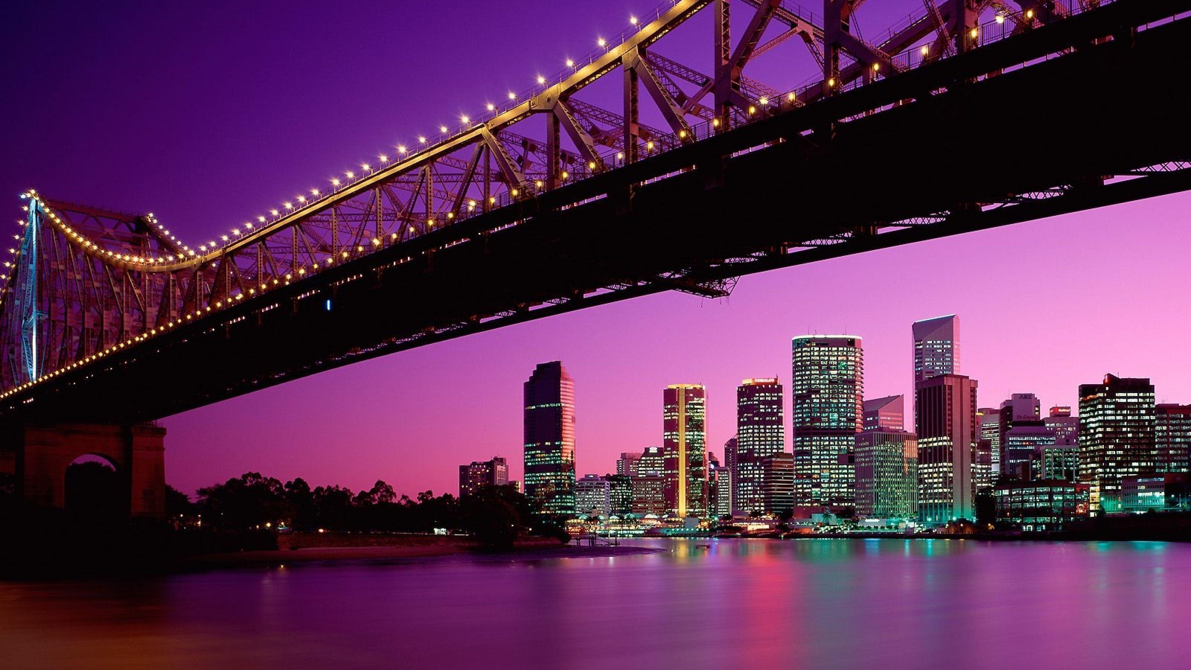 4K Ultra HD Brisbane Wallpaper HD, Desktop Background 3840x2160