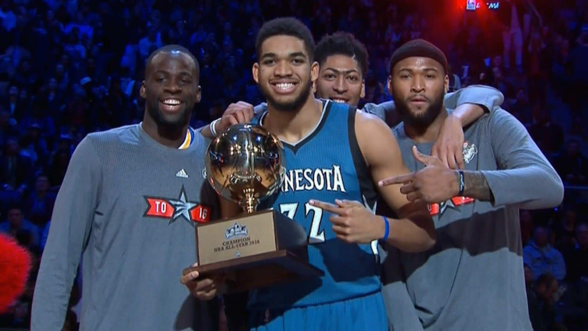 Karl Anthony Towns Wins Skills Competition, Big Men Share Group