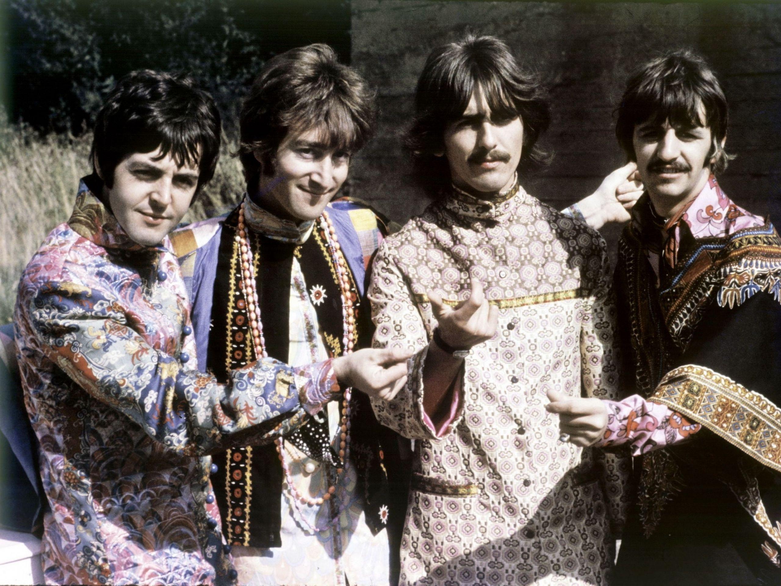 The Beatles Wallpaper John Lennon George Harrison Ringo
