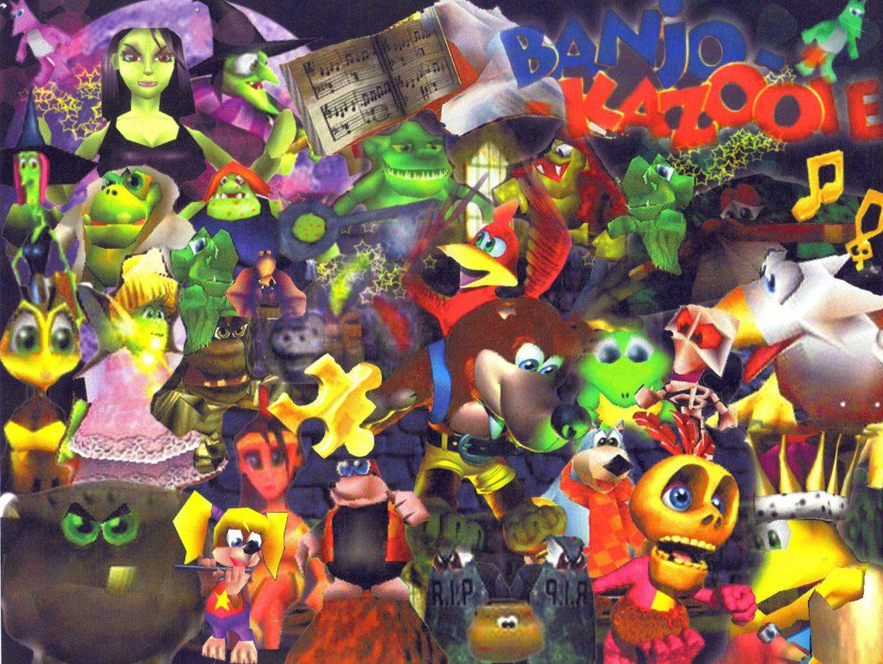 Banjo Kazooie Tooie Wallpaper HD + Nuts And Bolts + Nintendo 64