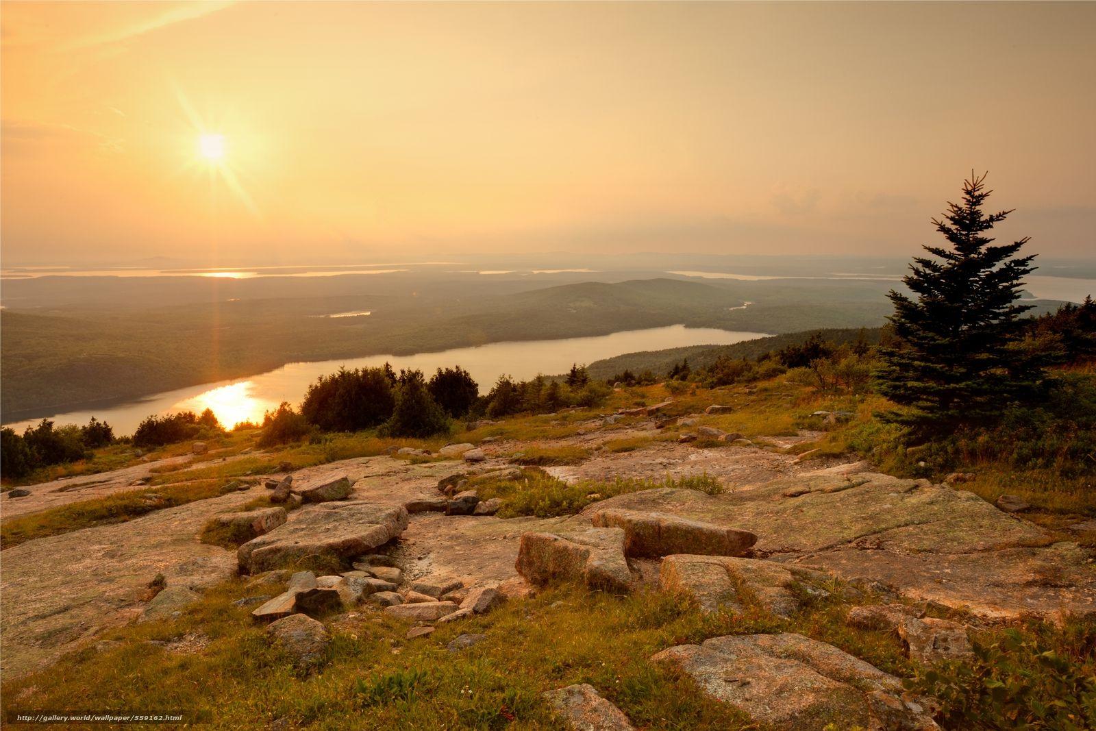 Download wallpaper Acadia National Park, Maine, USA free desktop