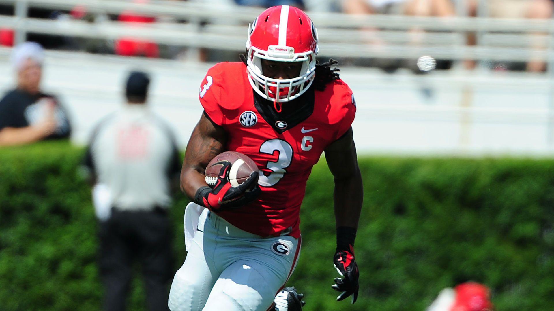 Report: Todd Gurley not traveling with team to Arkansas. NCAA
