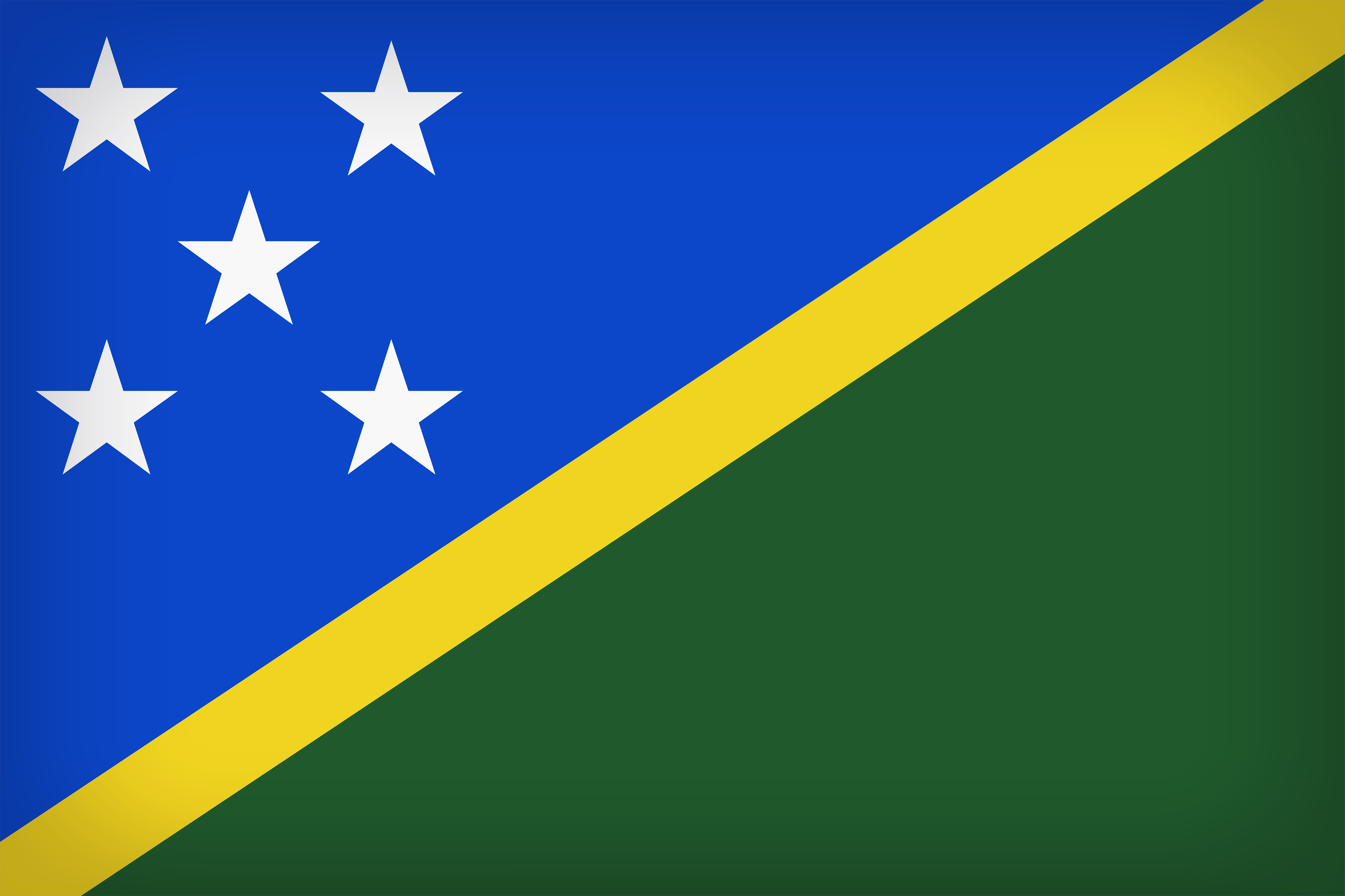 Solomon Islands Large Flag Quality