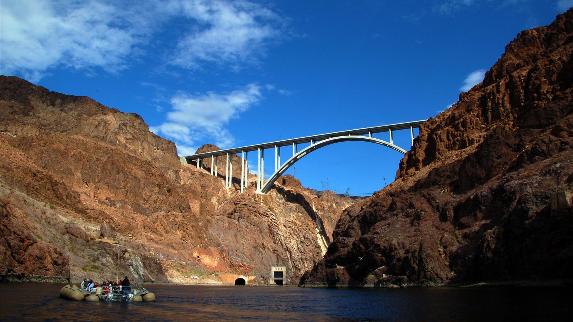 Hoover dam bypass bridge Full HD Wallpaper and Background