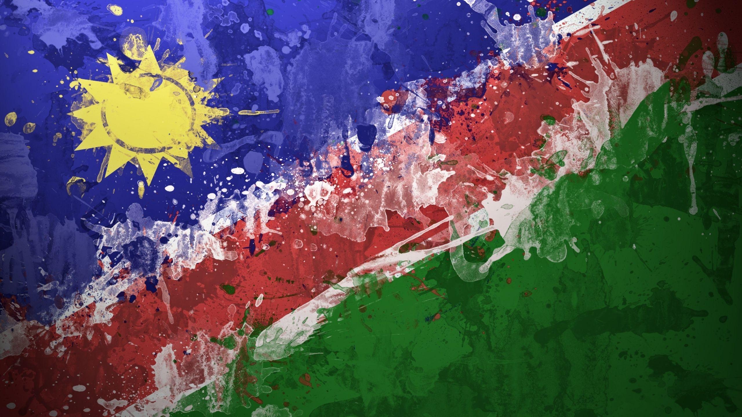 Download Wallpaper, Download 2560x1440 flags namibia 1920x1080