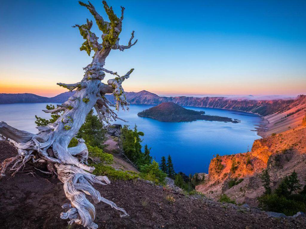 Crater Lake National Park Oregon Usa Desktop HD Wallpaper