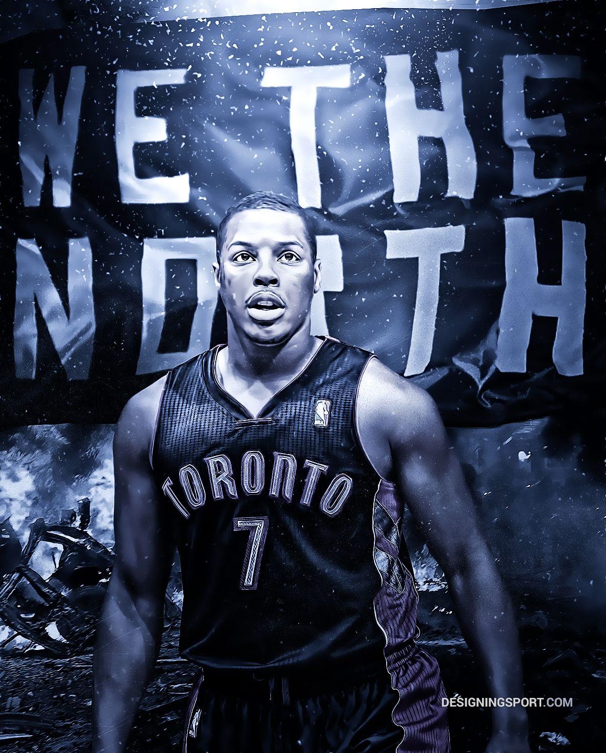 Kyle Lowry, Toronto Raptors ('We the North'). DesigningSport.com
