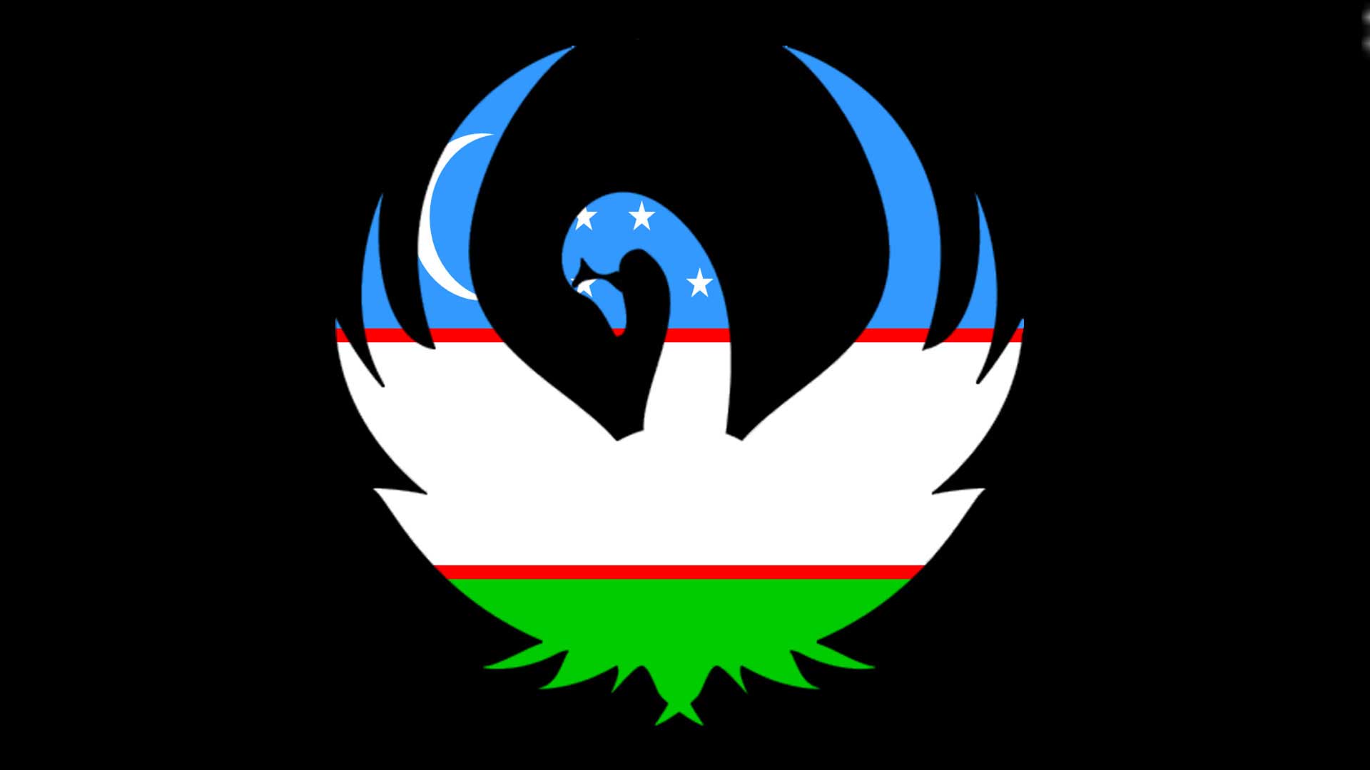 STUNNING ATTRACTIVE NEW UZBEKISTAN FLAG HD DESKTOP BACKGROUND