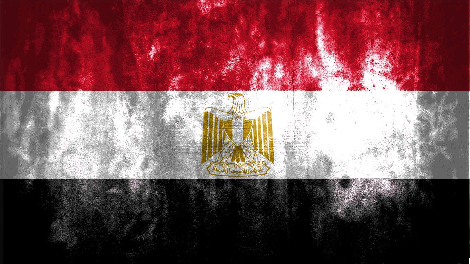 Flag of Egypt Wallpaper in 3D