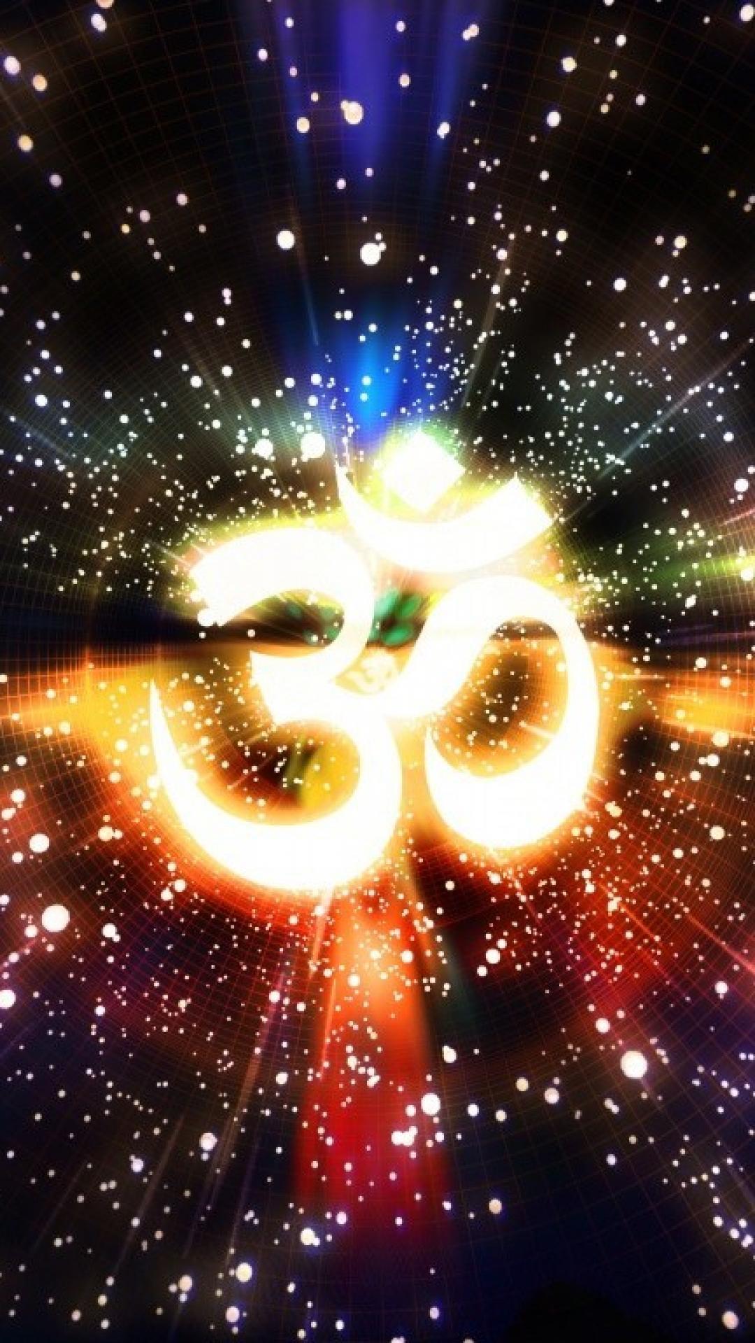 Download Hinduism Om 1080 x 1920 Wallpaper