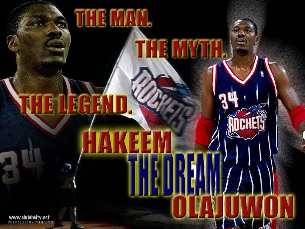 Hakeem Olajuwon NBA player wallpaper