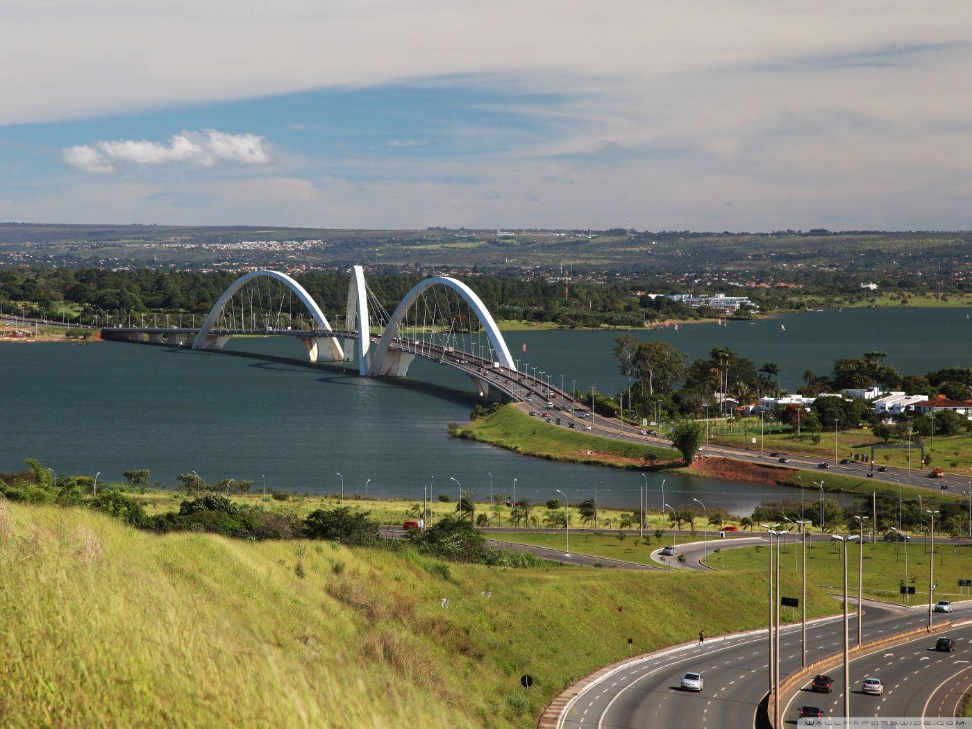 Juscelino Kubitschek ( or JK ) Bridge, Brasília ❤ 4K HD Desktop