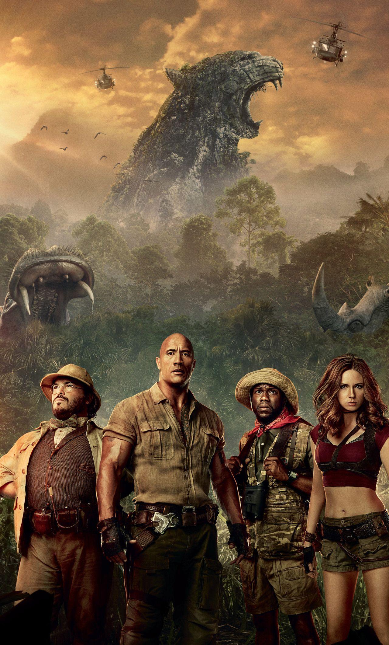 Jumanji Welcome To The Jungle Movie iPhone HD 4k