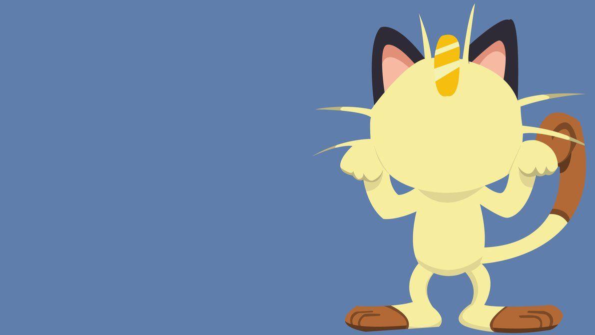 Pokemon Meowth Minimalist