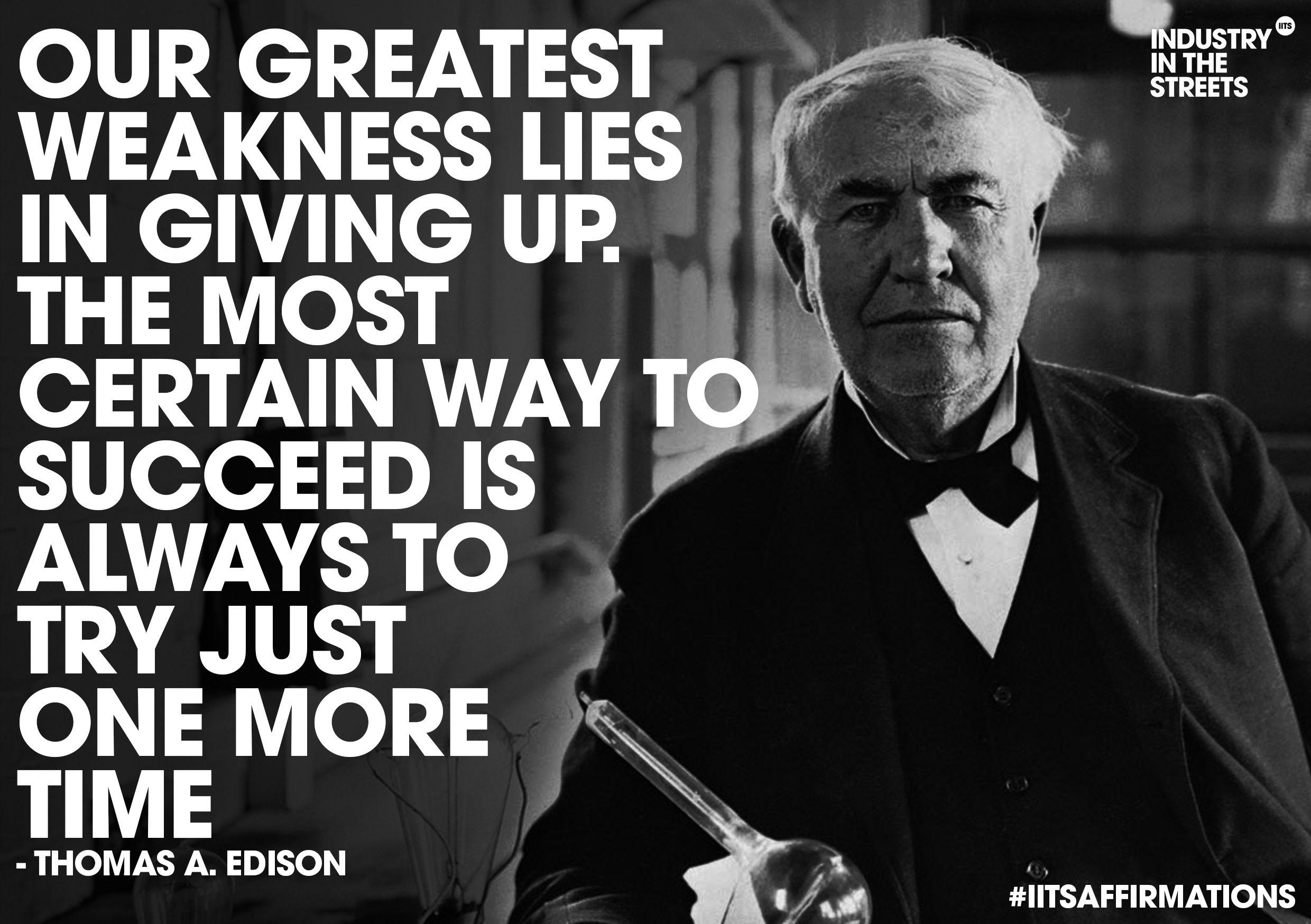 Motivational Words For Students In Thomas Edison QUOTES PIC