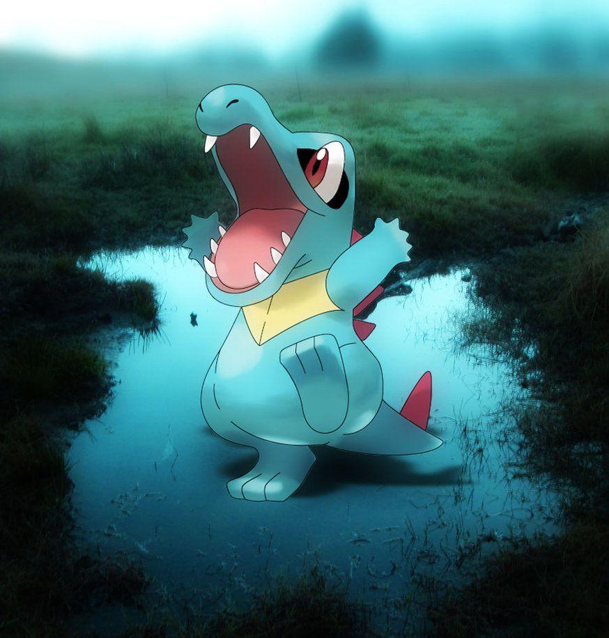 totodile in swamp