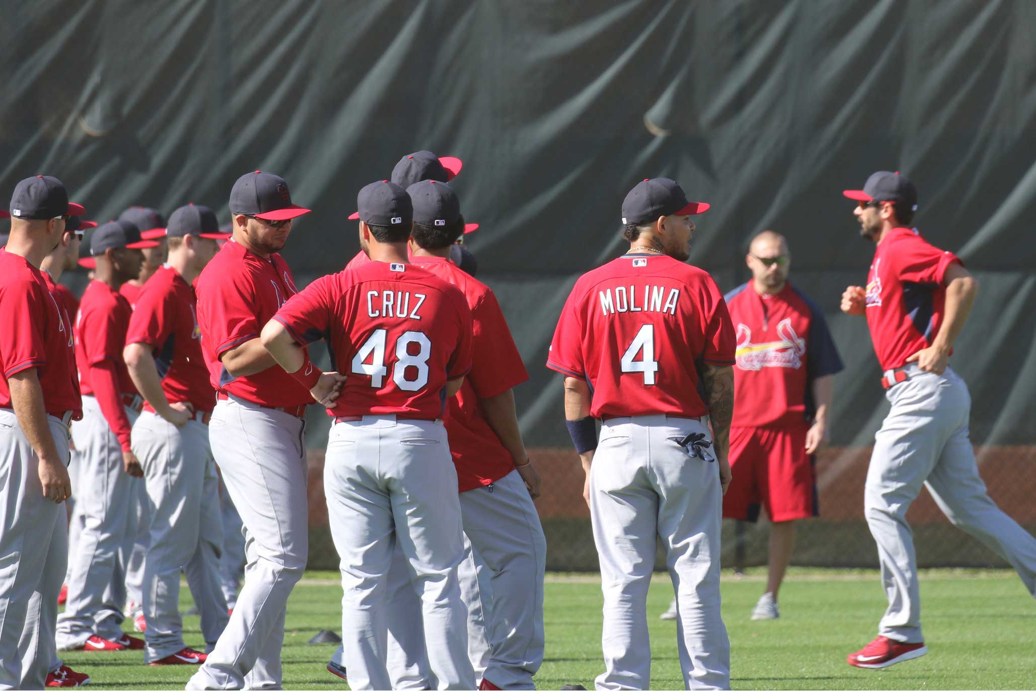 First Day of Cardinals Spring Training 2015