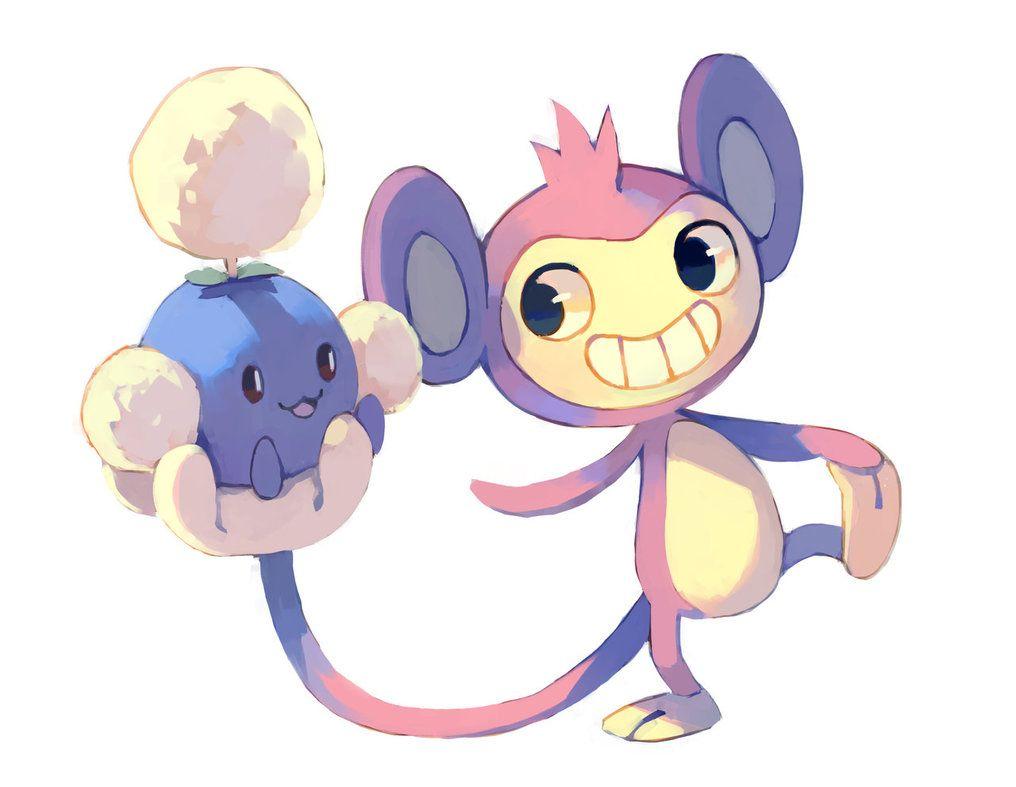 Aipom and Jumpluff