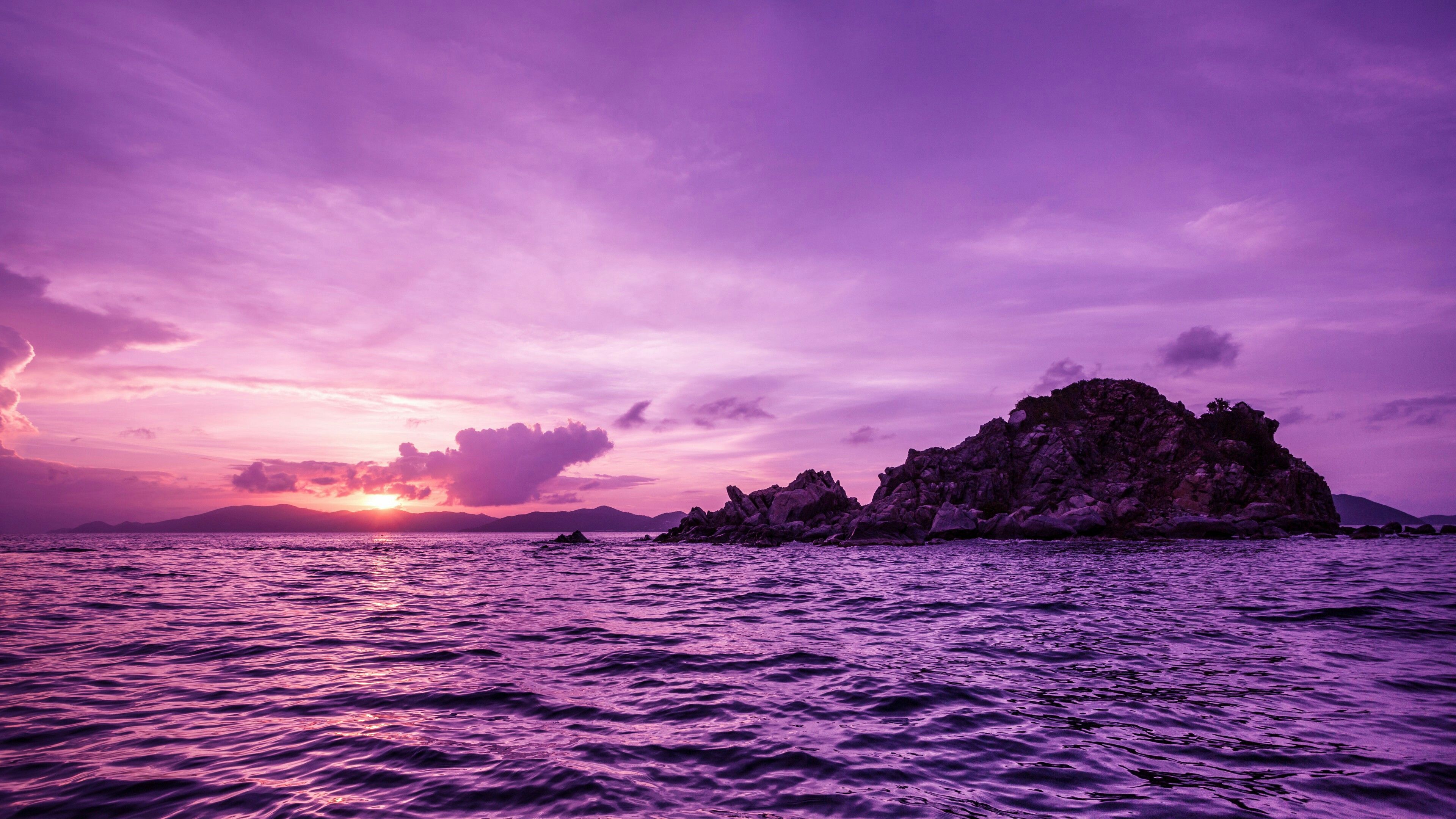 British Virgin Islands Sunset 4K UltraHD Wallpaper. Wallpaper