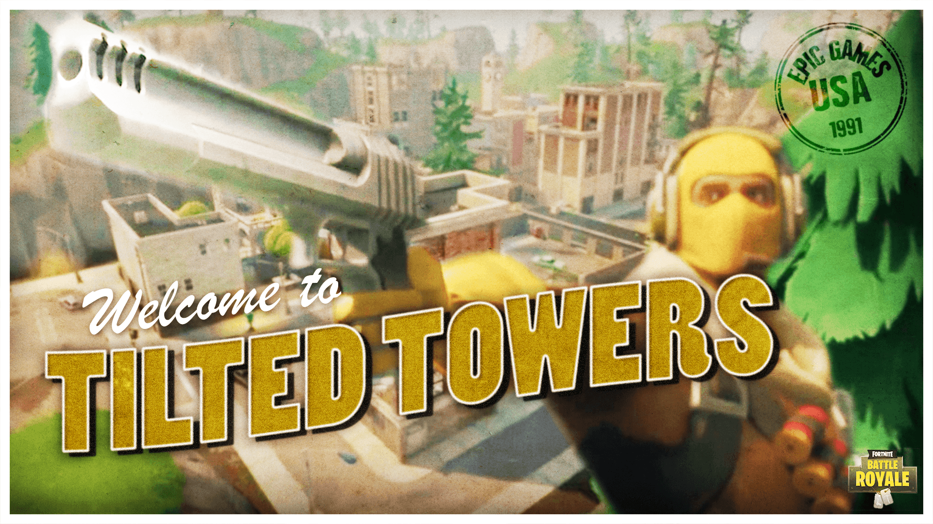 Tilted Towers Post Card wallpaper 1080p