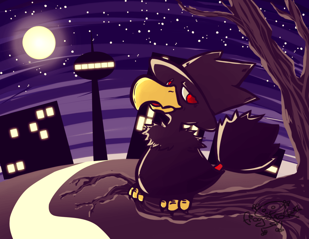 Murkrow By Frog Of Rock