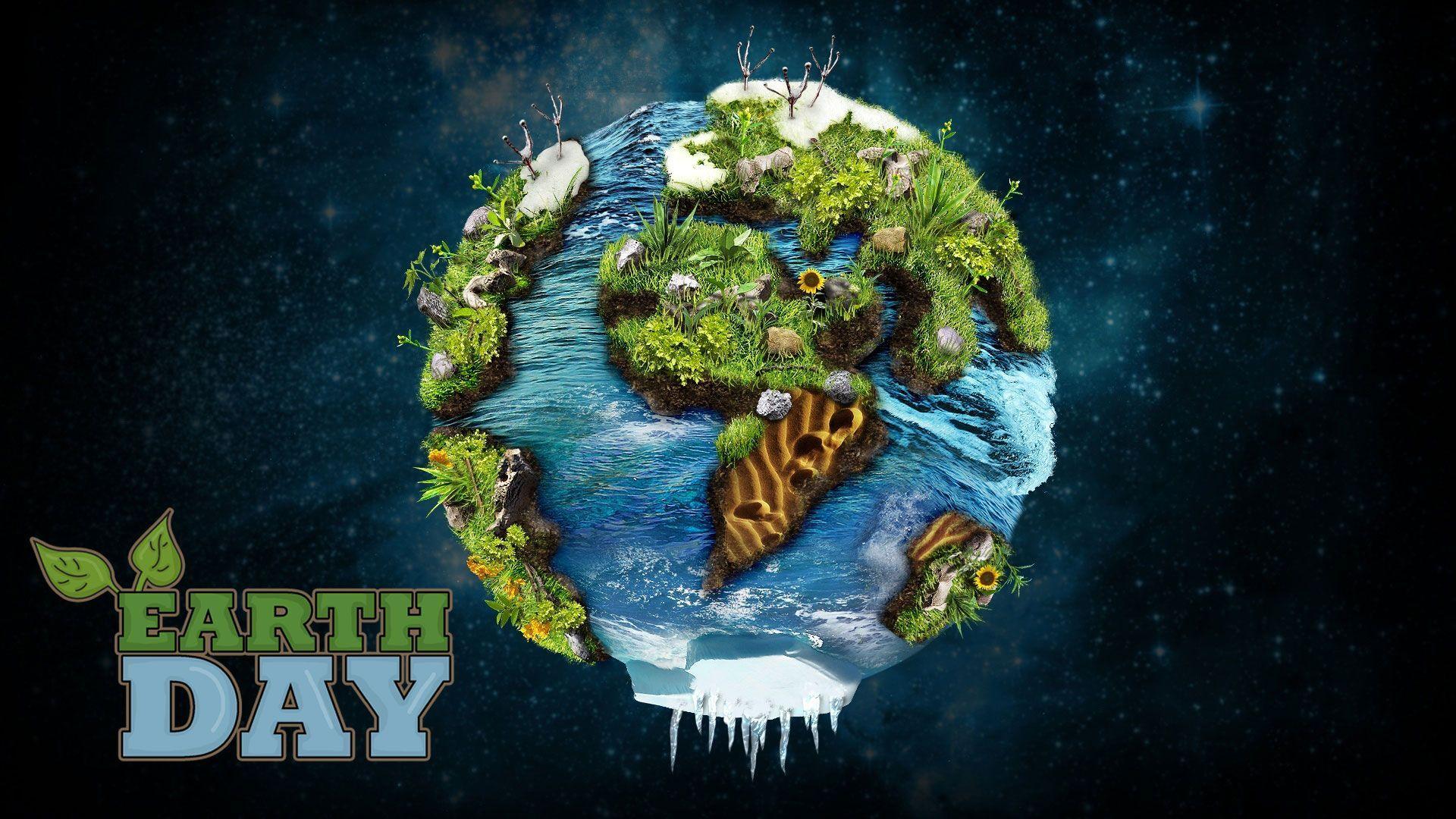 Happy Earth Day Green Pc HD Image Wallpaper. HD Wallpaper