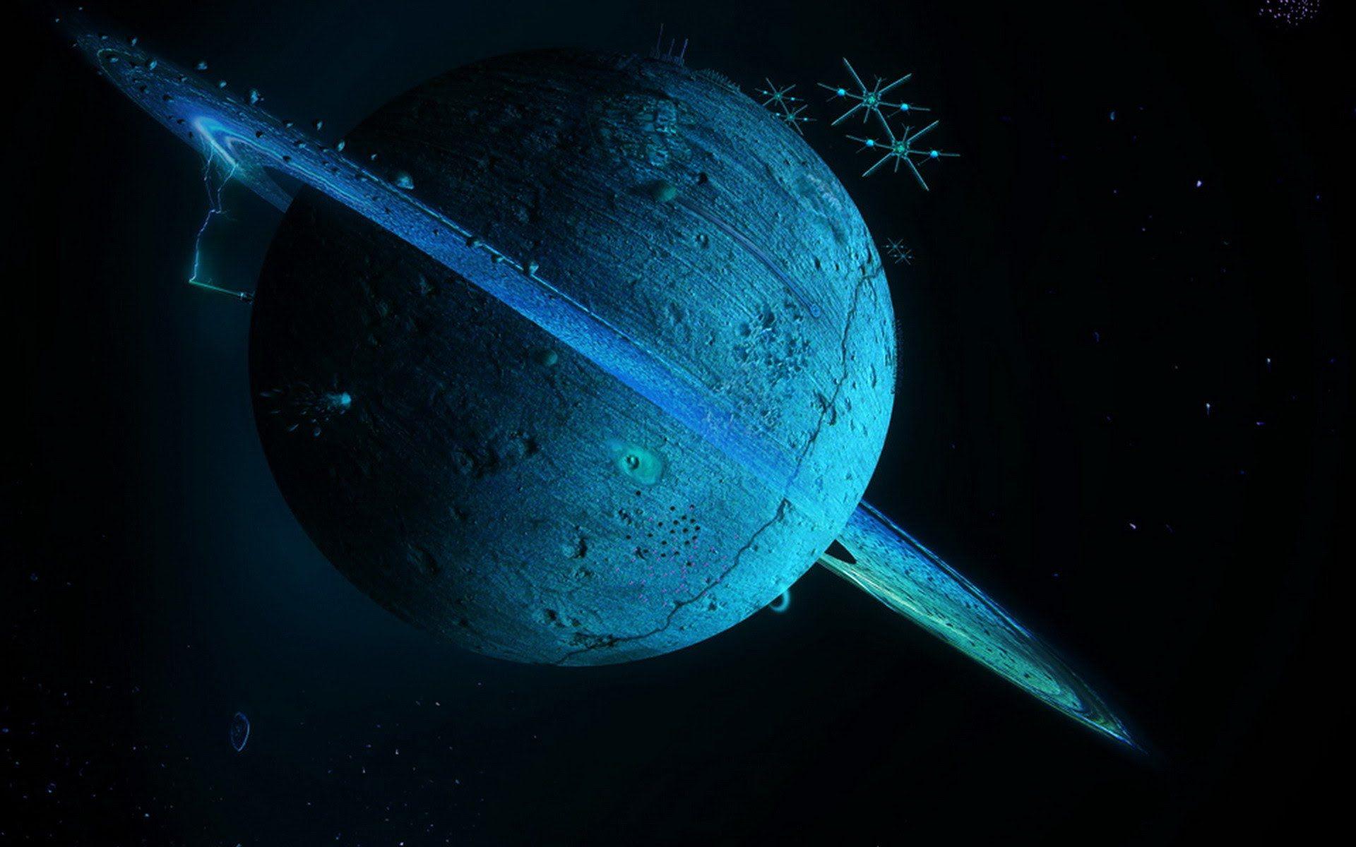 Seventh blue planet Uranus wallpaper and image