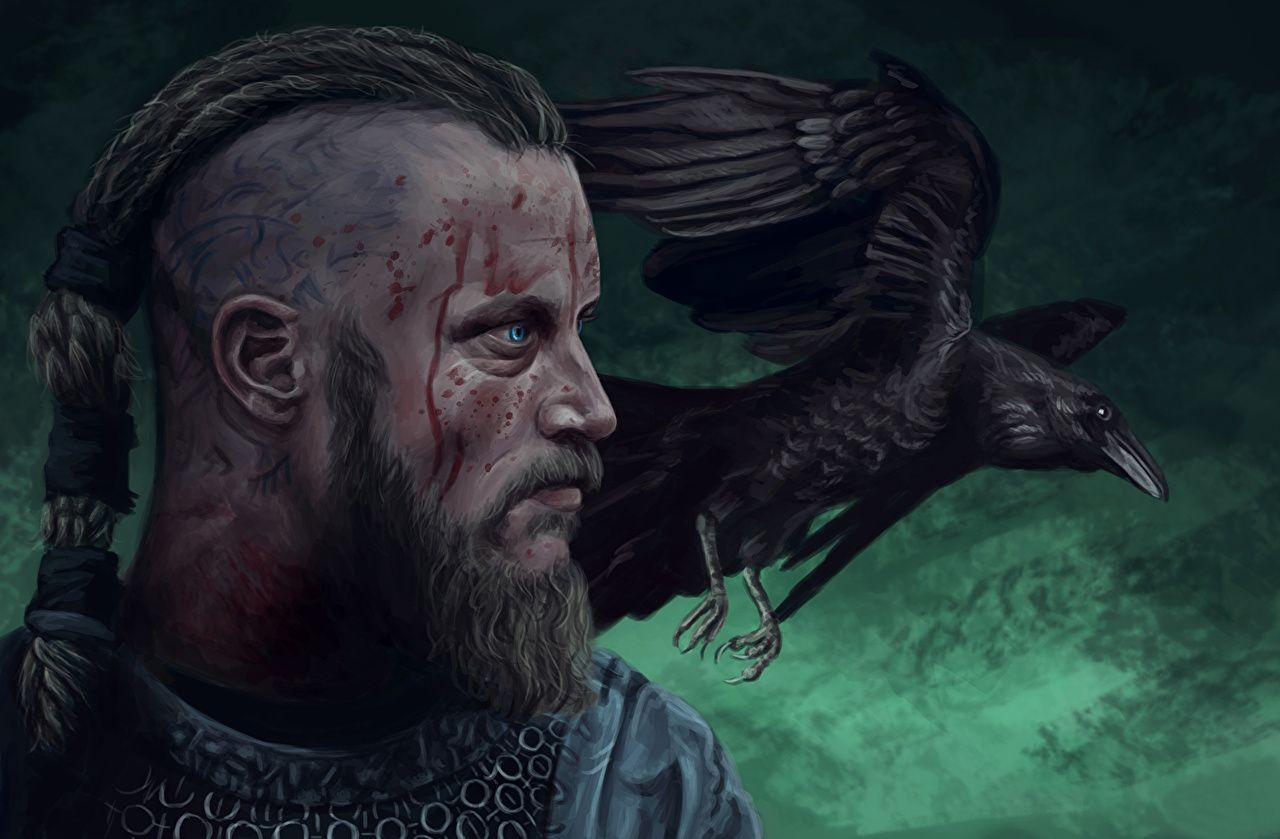 Picture Vikings (TV series) Birds Crows Fan ART raven Ragnar