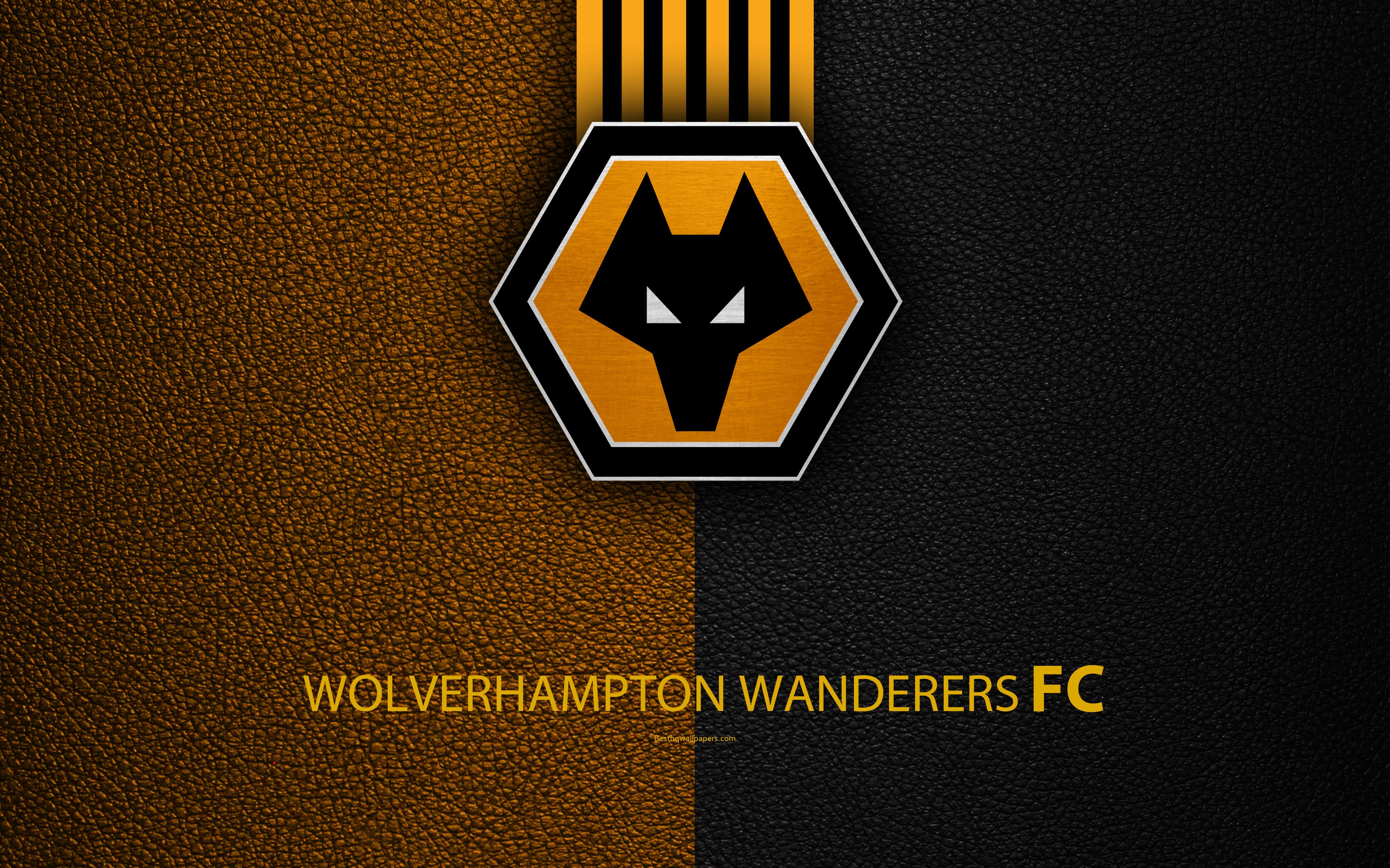Download wallpaper Wolverhampton Wanderers FC, Wolves FC, 4K