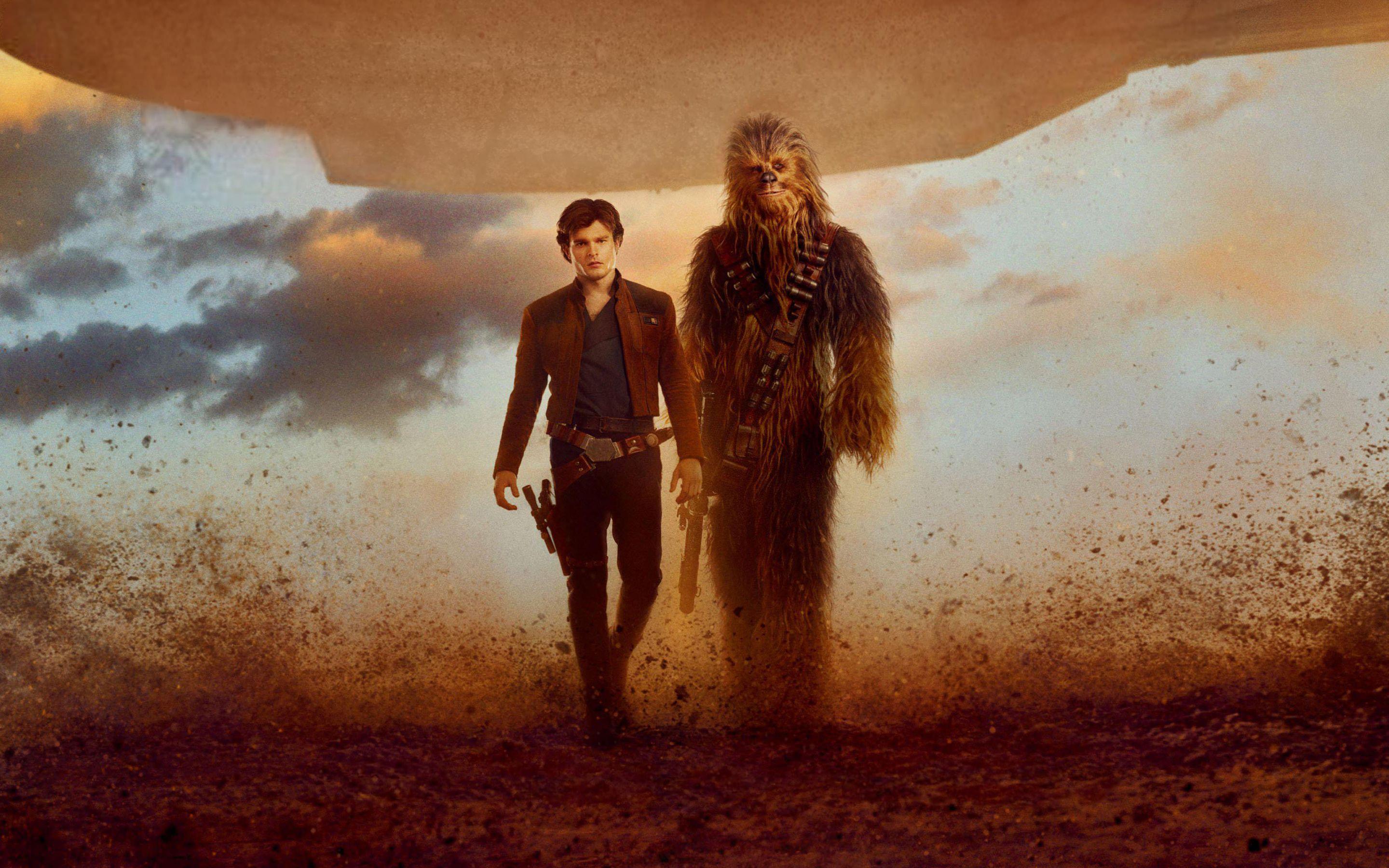 Solo A Star Wars Story Han Solo Chewbacca Wallpaper. HD Wallpaper
