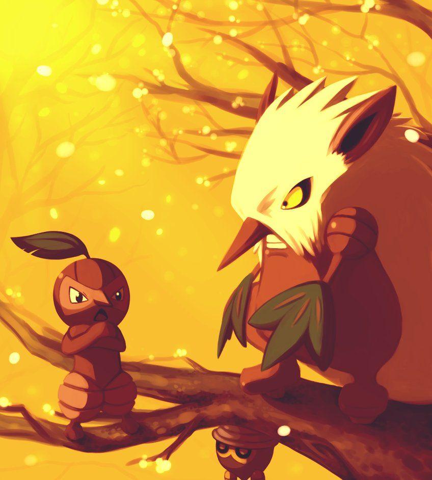 Seedot and Nuzleaf and Shiftry. Pokemon. Pokémon
