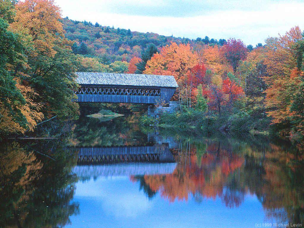 New England Covered Bridges and fall foliage
