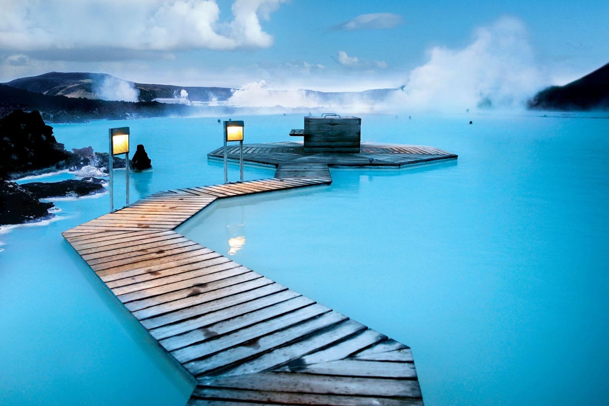 Iceland Blue Lagoon HD Wallpaper, Background Image
