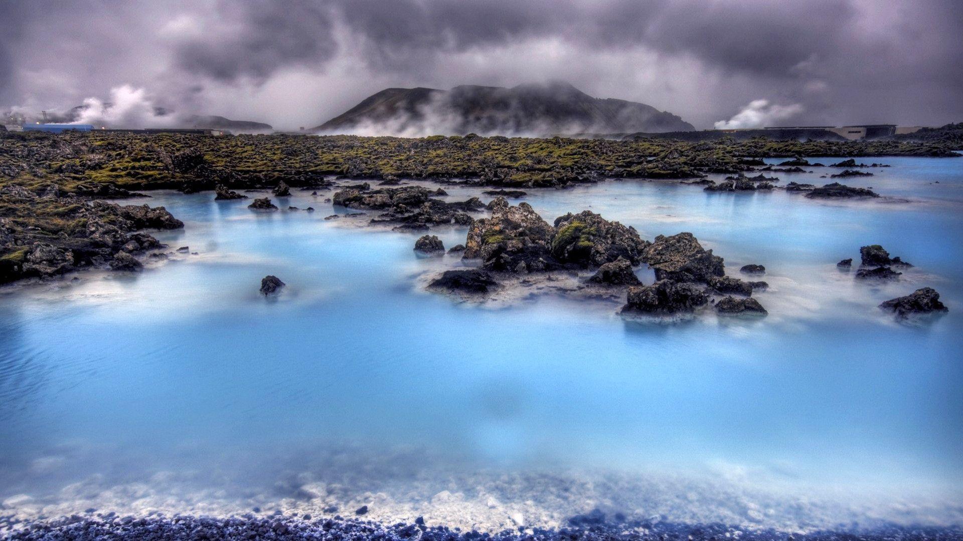 Free Iceland Blue Lagoon Wallpaper Full HD