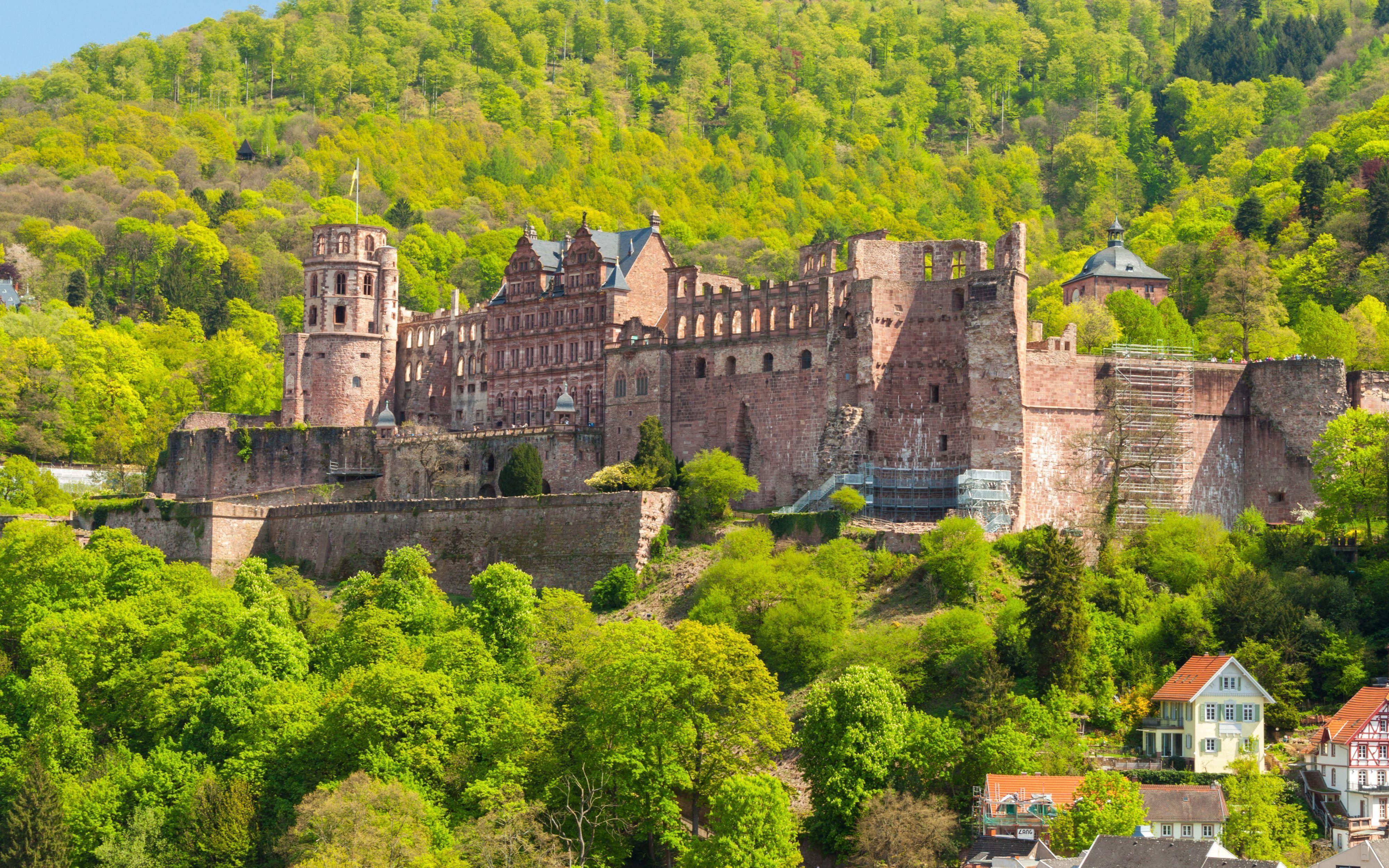The Ruins Of The Castle Heidelberg, Baden Wuertenberg, Germany 4k