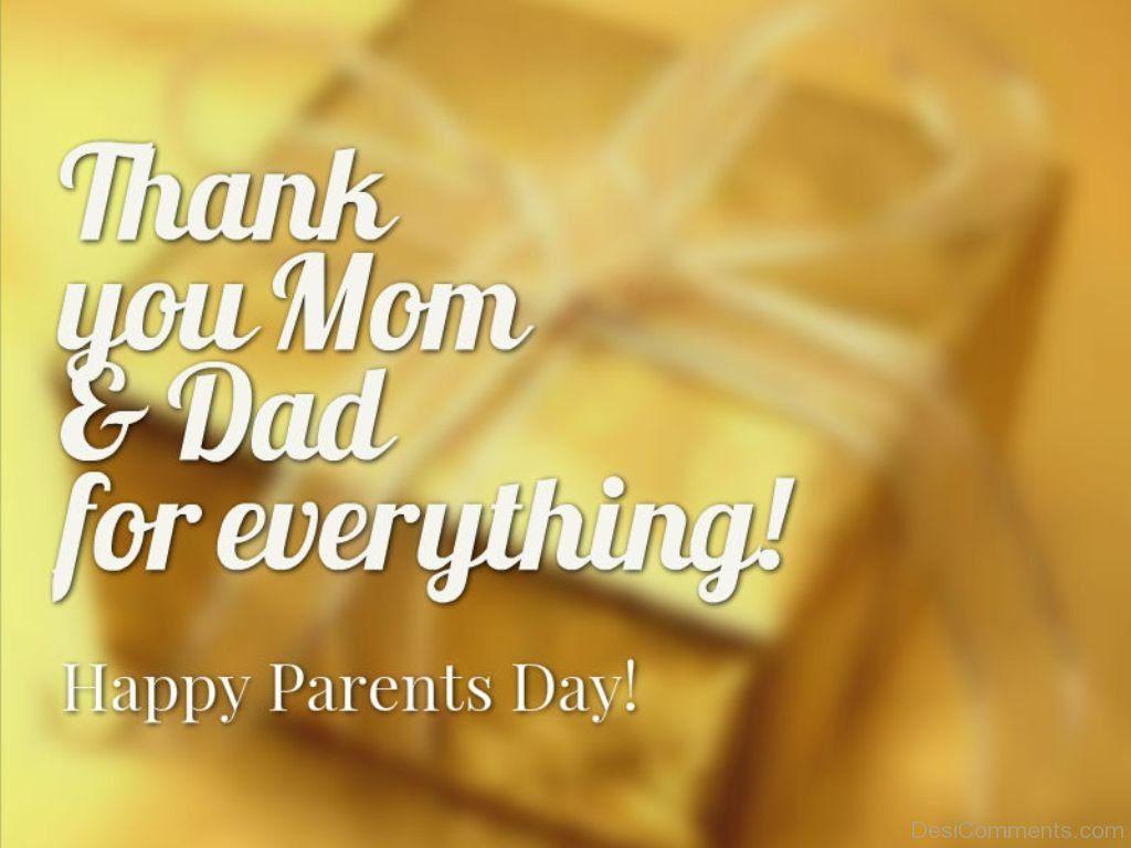 Thank You Mom And Dad For Everything