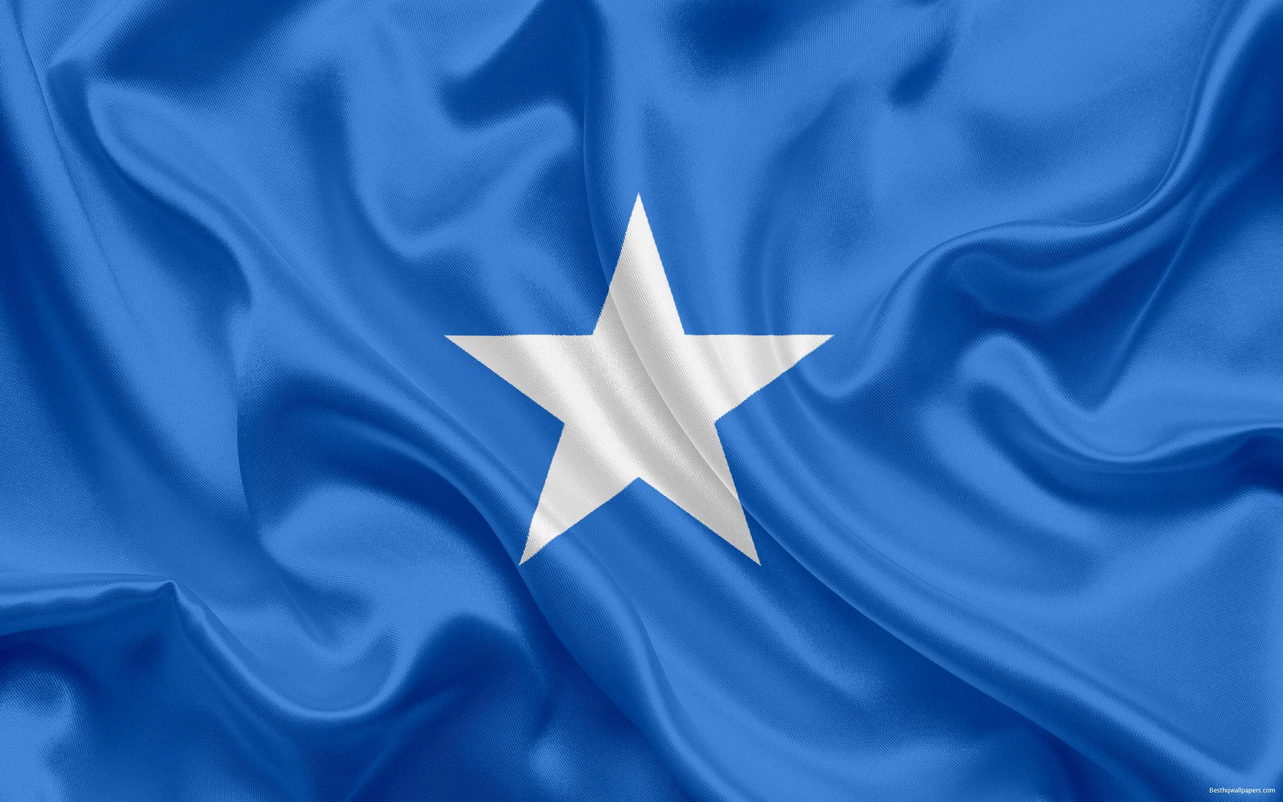 Download wallpaper Somali flag, national flag, Somalia, Africa