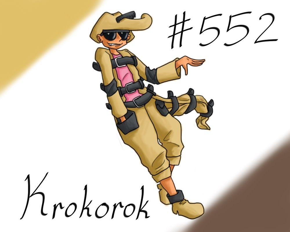 Pokemon Gijinka Project 552 Krokorok