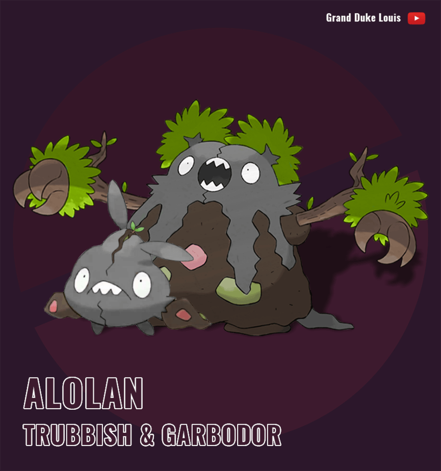 Alolan Trubbish and Garbodor