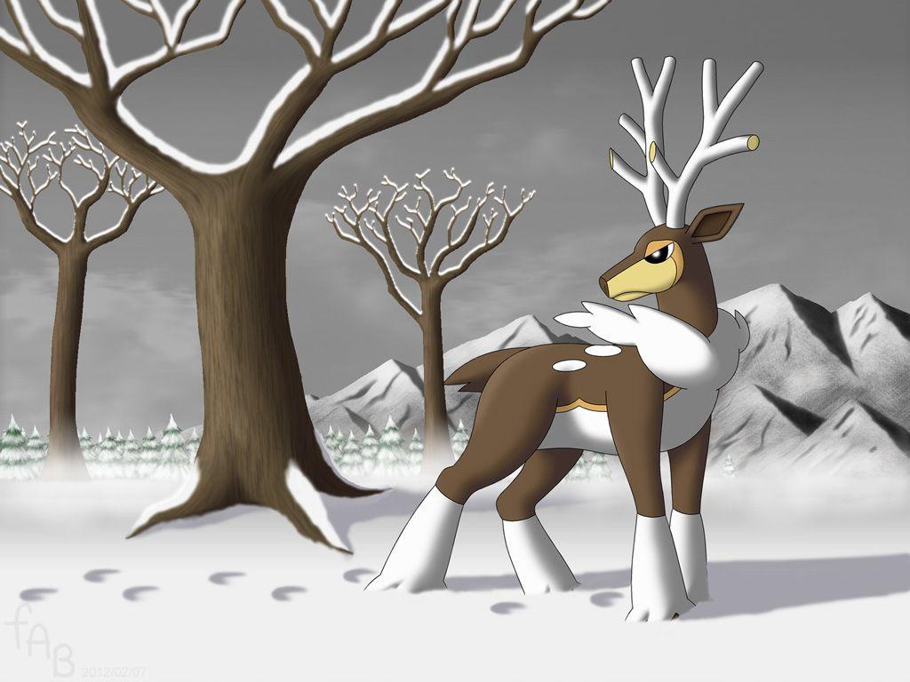 Seasonal Sawsbuck, Winter By Fab Wpg