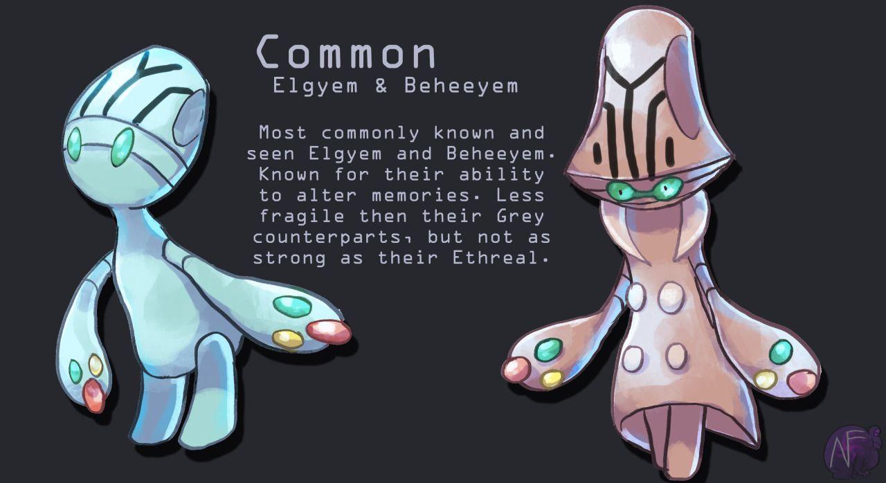 image of Elgyem And Beheeyem - #SpaceHero